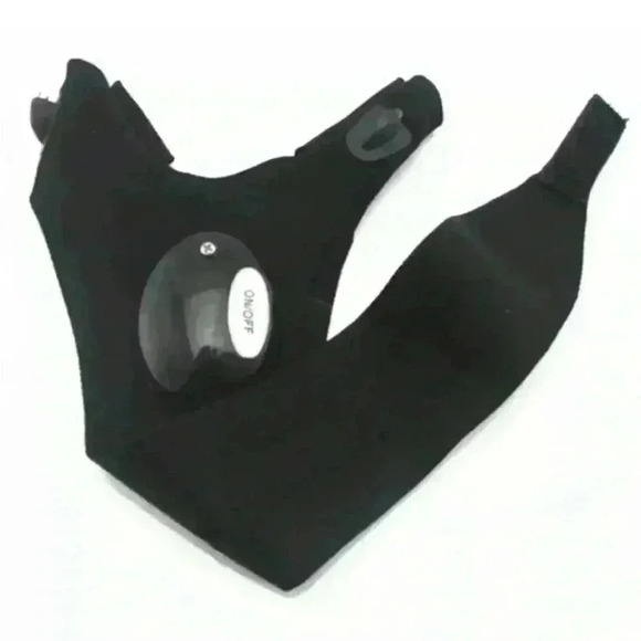 LED Gloves Flashing Light Up Party Glow Outdoors Workshop Handyman Fun NWT - Picture 7 of 16